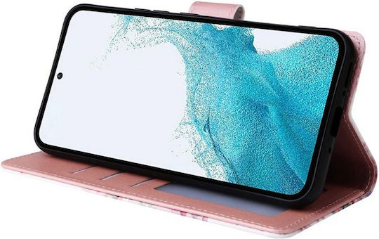Tech-Protect Marble Brieftasche Synthetisches Leder Rosa (Samsung Galaxy A35 5G)