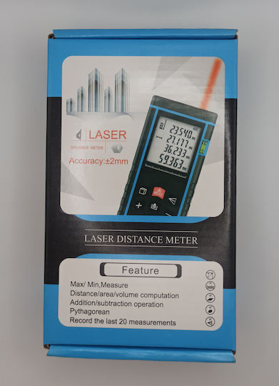 Μέτρο Laser 60825-1 με Δυνατότητα Μέτρησης 60m