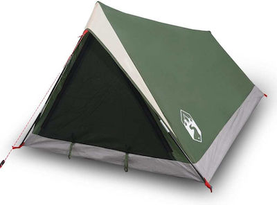 vidaXL Σκηνή Camping Πράσινη για 2 Άτομα 200x120x88εκ.