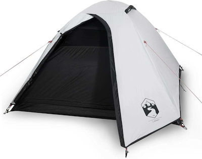 vidaXL Camping Tent White with Double Cloth for 2 People 264x210x120cm
