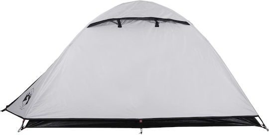 vidaXL Summer Camping Tent White with Double Cloth for 2 People 254x135x107cm