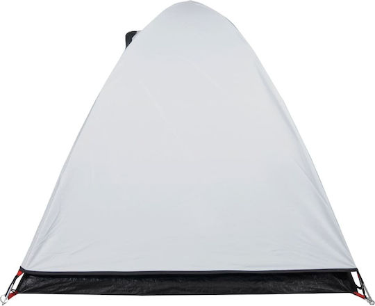 vidaXL Summer Camping Tent White with Double Cloth for 2 People 254x135x107cm
