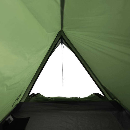 vidaXL Summer Camping Tent Green for 2 People 200x120x88cm