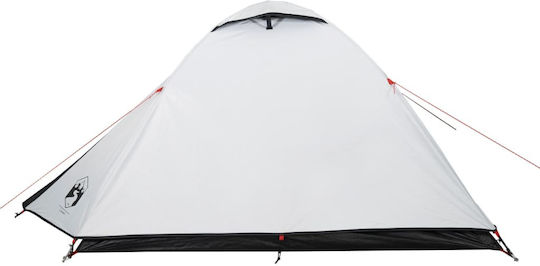 vidaXL Καλοκαιρινή Σκηνή Camping Λευκή με Διπλό Πανί για 2 Άτομα 264x210x120εκ.