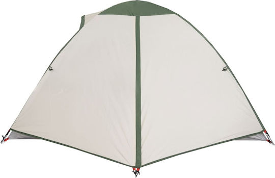 vidaXL Summer Camping Tent Green with Double Cloth for 2 People 224x248x113cm