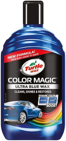 Turtle Wax Magic Plus Pastă Ceară Auto Pentru Nuanțe Negre Ale Caroseriei 500ml