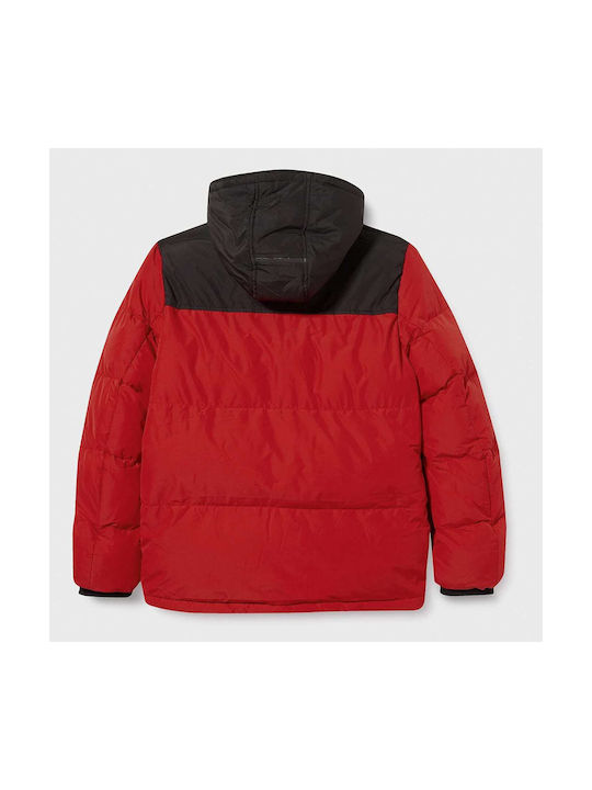 Garcia Jeans Waterproof Kids Quilted Jacket Red