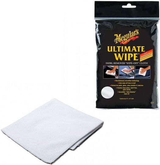 Meguiar's Tuch Mikrofaser Reinigung für Körper Auto Weiß 40x40cm