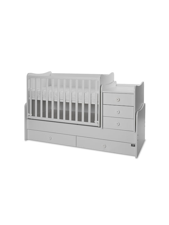 Lorelli Babybett Multifunktional Maxi Plus Weiß für Matratze 70x160cm
