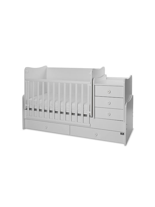 Lorelli Babybett Multifunktional Maxi Plus Weiß für Matratze 70x160cm