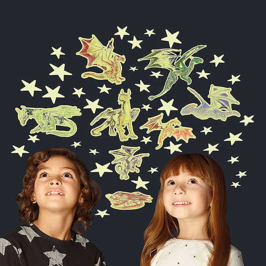 Brainstorm Kids Glow-in-the-Dark Wall Sticker 24.5x18cm