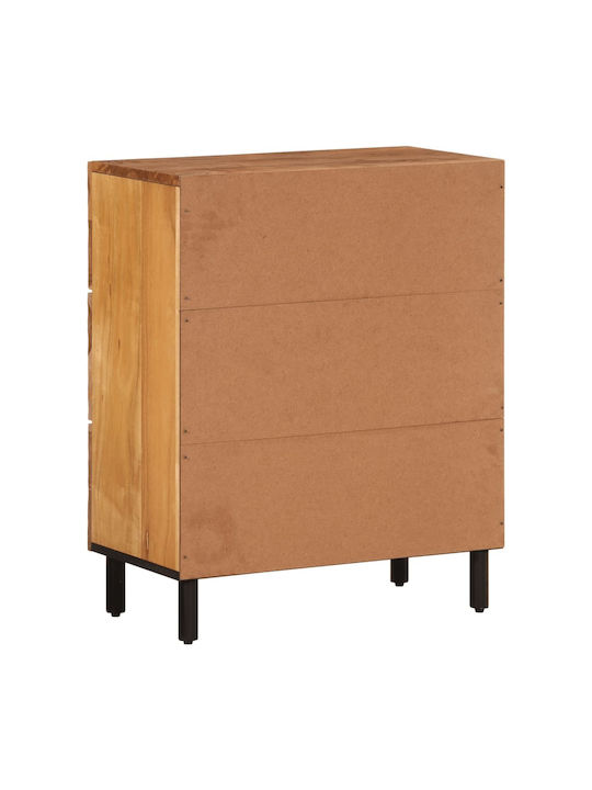 Comoda pentru Dormitor din Lemn Masiv Acacia 60x33x75buc