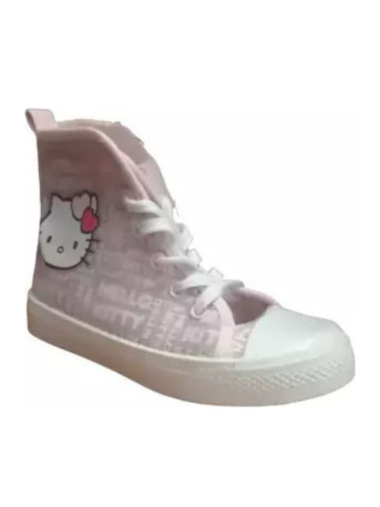 Hello Kitty Παιδικά Sneakers High Ροζ