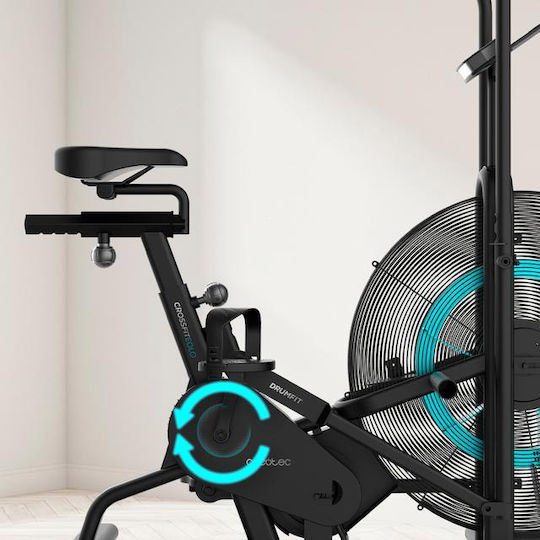 Cecotec DrumFit CrossFit 3000 Eolo Ποδήλατο Spinning με Αντίσταση Αέρα και Ροδάκια