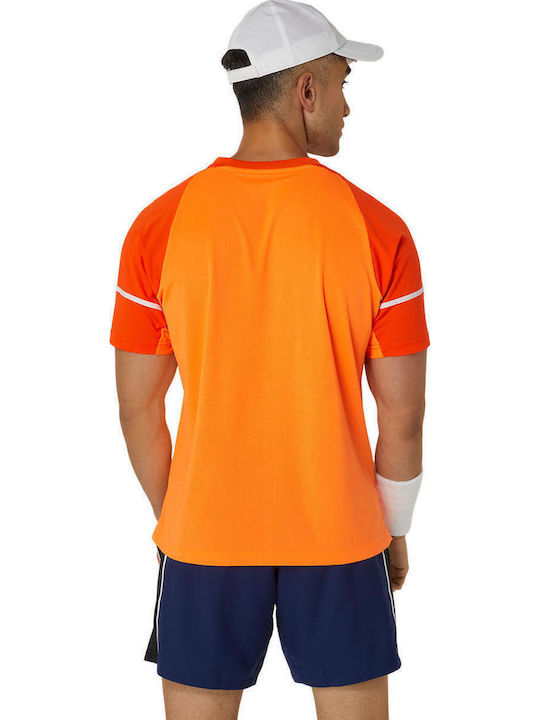 ASICS 2041A292-800 Men's Orange Tennis Shirt