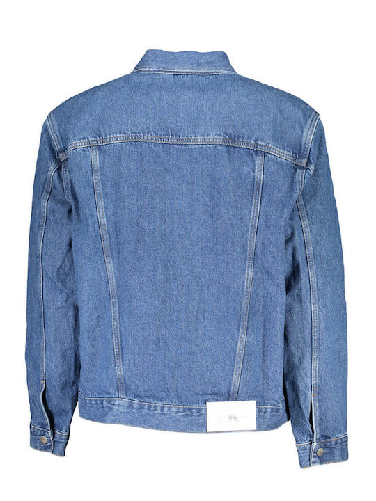 Calvin Klein Men's Winter Denim Jacket Blue