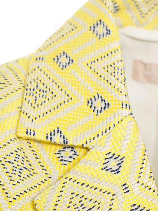 Liu Jo Short Women's Blazer Yellow