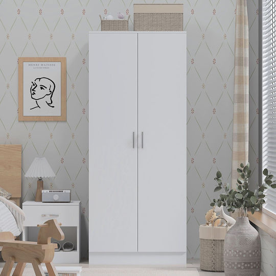 Wilson 2d Δίφυλλη Ντουλάπα 60x45x180cm Wilson 2d Δίφυλλη Ντουλάπα 60x45x180cm