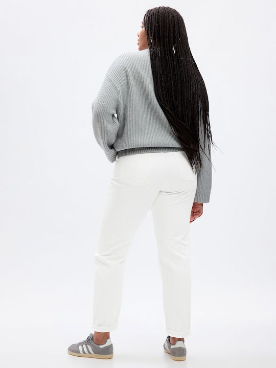 Γυναικείο Jean Παντελόνι Mid Rise Optic White