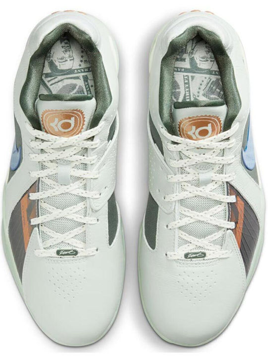Zoom KD 3 Ниски Баскетболни обувки Light Silver / Blue Jay / Steam / Mineral Spruce / Metallic Copper