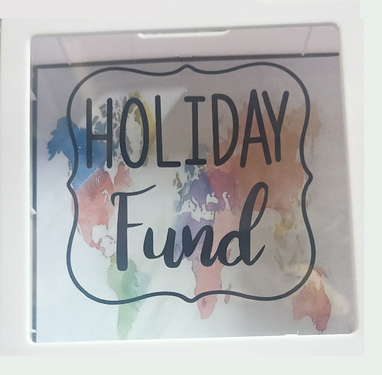 Tatu Moyo Money Box Plastic White 15x15x5cm
