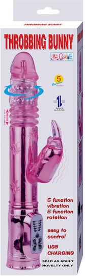 Baile Vibrator Iepurele 29cm Roz
