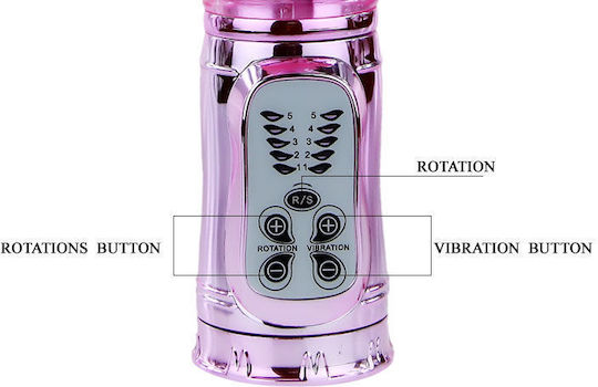 Baile Vibrator Iepurele 29cm Roz