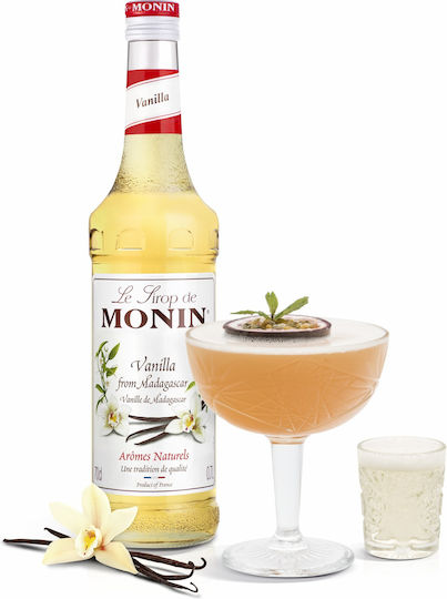 Monin Syrup for Cocktails with Flavor Madagascar vanilla 1000ml