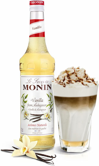 Monin Syrup for Cocktails with Flavor Madagascar vanilla 1000ml
