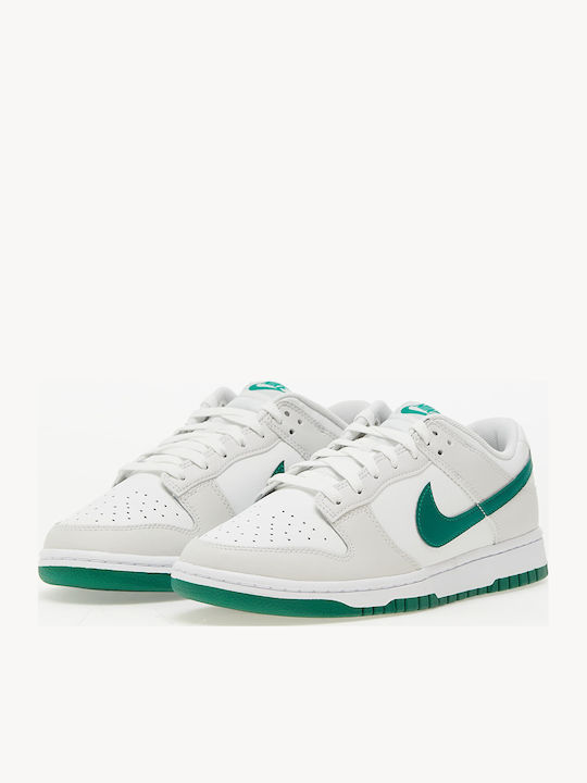 Dunk Low Retro Herren Sneakers Summit White / Malachite / Platinum Tint
