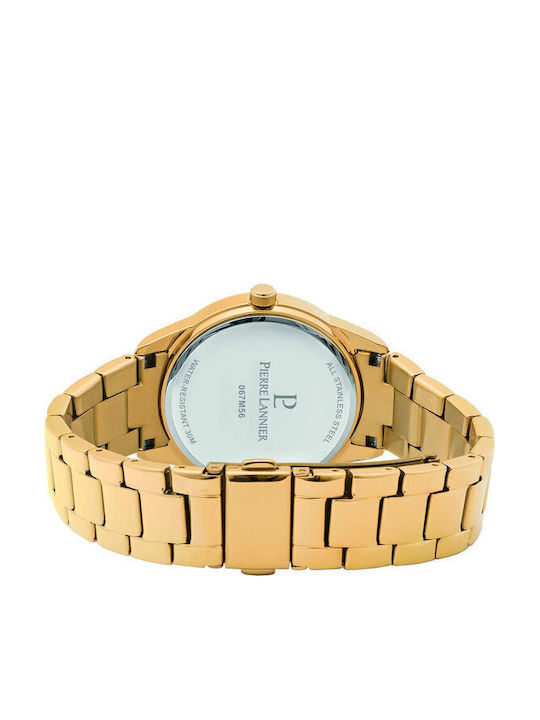 Pierre Lannier Damen Uhr mit Gold Metallarmband
