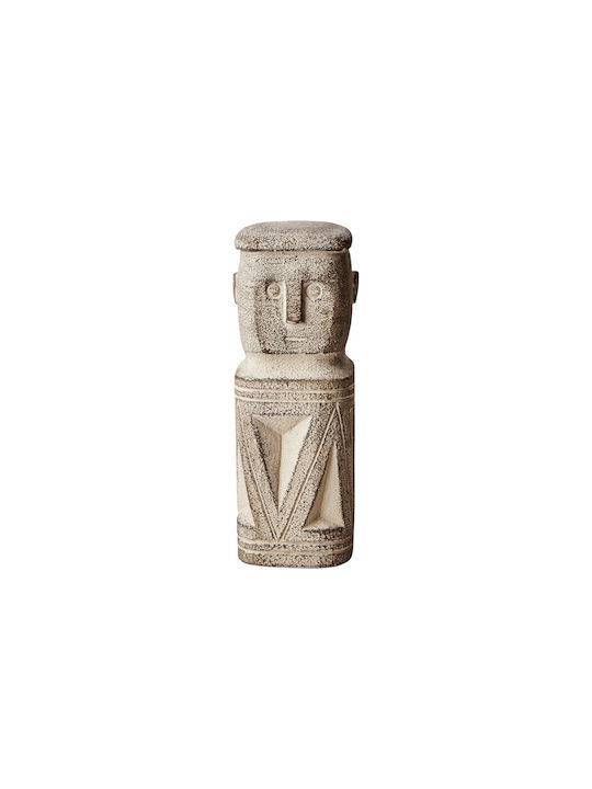 Affari Decorative Statuette made of Concrete 7x7x20cm 1pcs