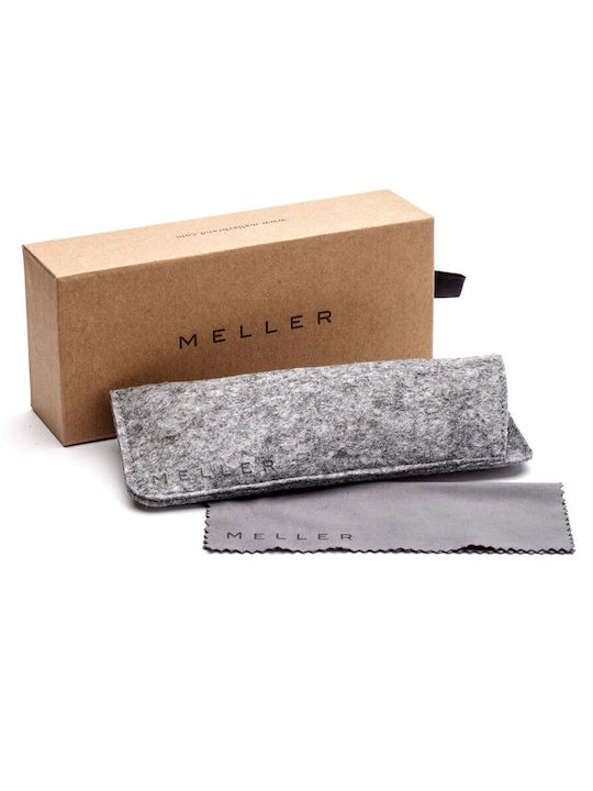 Meller Chauen Unisex Sunglasses with Brown Plastic Frame and Green Polarized Lens CH-L-MUSTARDOLI