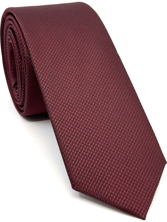 Legend Accessories Men's Tie Set Printed in Burgundy Color