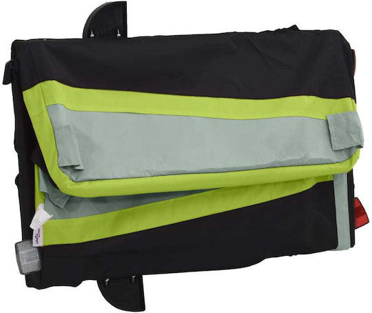 Vidaxl Remorcă Pentru Bicicletă Negru Verde 45 Kg Fier