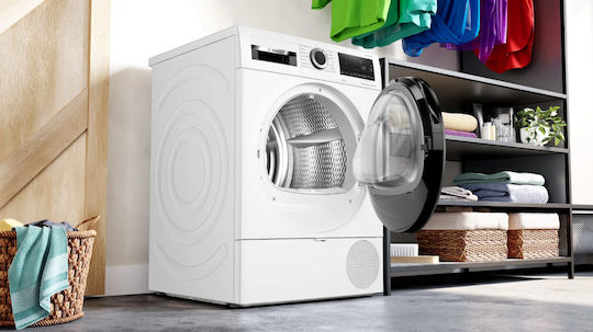 Bosch Serie 6 Uscător de rufe 8kg A+++ cu pompă de căldură