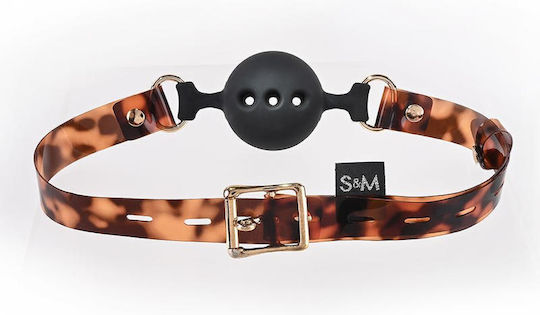Sportsheets Amber Ball Gag in Black Color