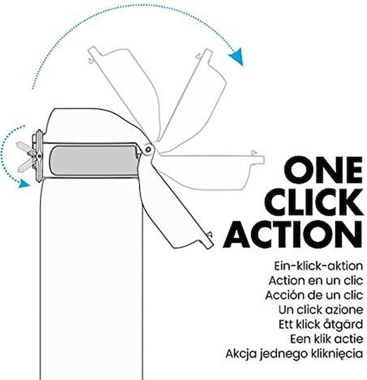 Ion8 Μπουκάλι Θερμός Ανοξείδωτο BPA Free 1lt Μπλε