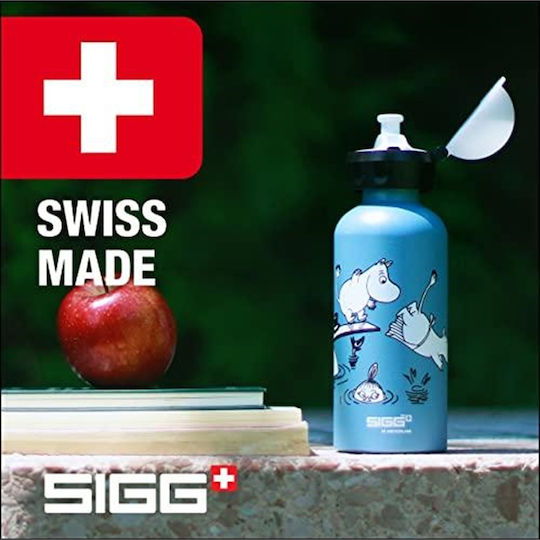Sigg Sticle Pentru Copii Aluminiu Antivărsare Culoare Full Face Roșie 400ml