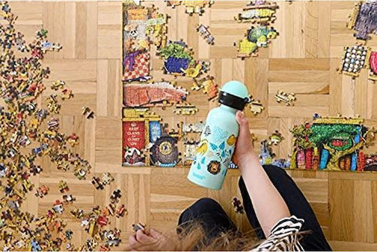 Sigg Jungle Kids Water Bottle Aluminium with Straw Non Spill 0.4ml (Various Designs/Colours)