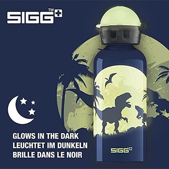 Sigg Παιδικό Παγούρι Δεινόσαυρος Αλουμινίου Non Spill 400ml (Διάφορα Σχέδια/Χρώματα)