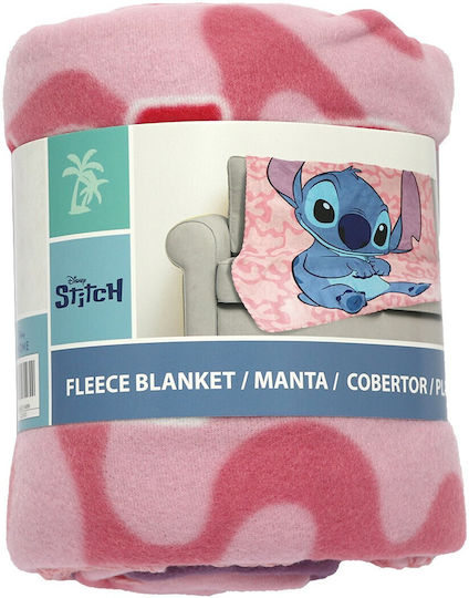 Aymax Fleece Kinderdecke Rosa 100x140cm
