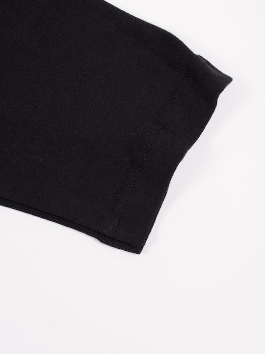 Tricou de Corp Pentru Bărbați Mâneca Scurta În Culoare Negru