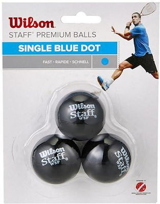 Wilson Staff Single Blue Dot Squash Balls 2pcs