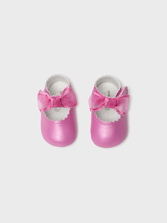 Mayoral Kids Ballerinas with Hoop & Loop Closure Pink