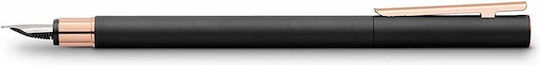 Faber-Castell Писалка Fine Черна с Черно Мастило
