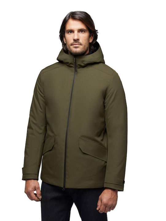 Clintford Winter Jacket Parka Waterproof and Windproof Khaki