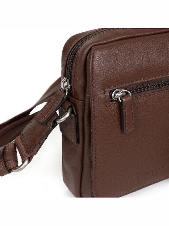 Leather Men's Bag Shoulder / Crossbody Brown