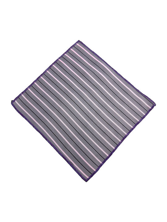 Legend Accessories Σετ Ανδρικής Γραβάτας με Σχέδια σε Μωβ Χρώμα
