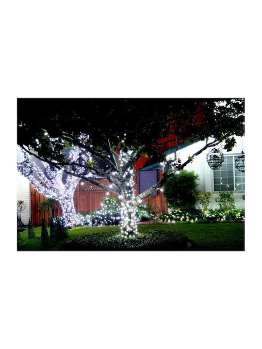 100 WHITE THERMAL LED solar Christmas lights waterproof decorative LED Christmas lights for your terrace and garden